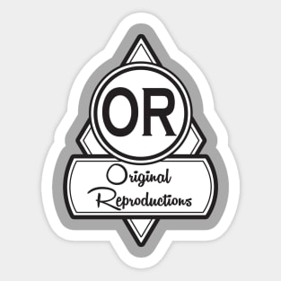 Original Reproductions - Diamond Logo Sticker